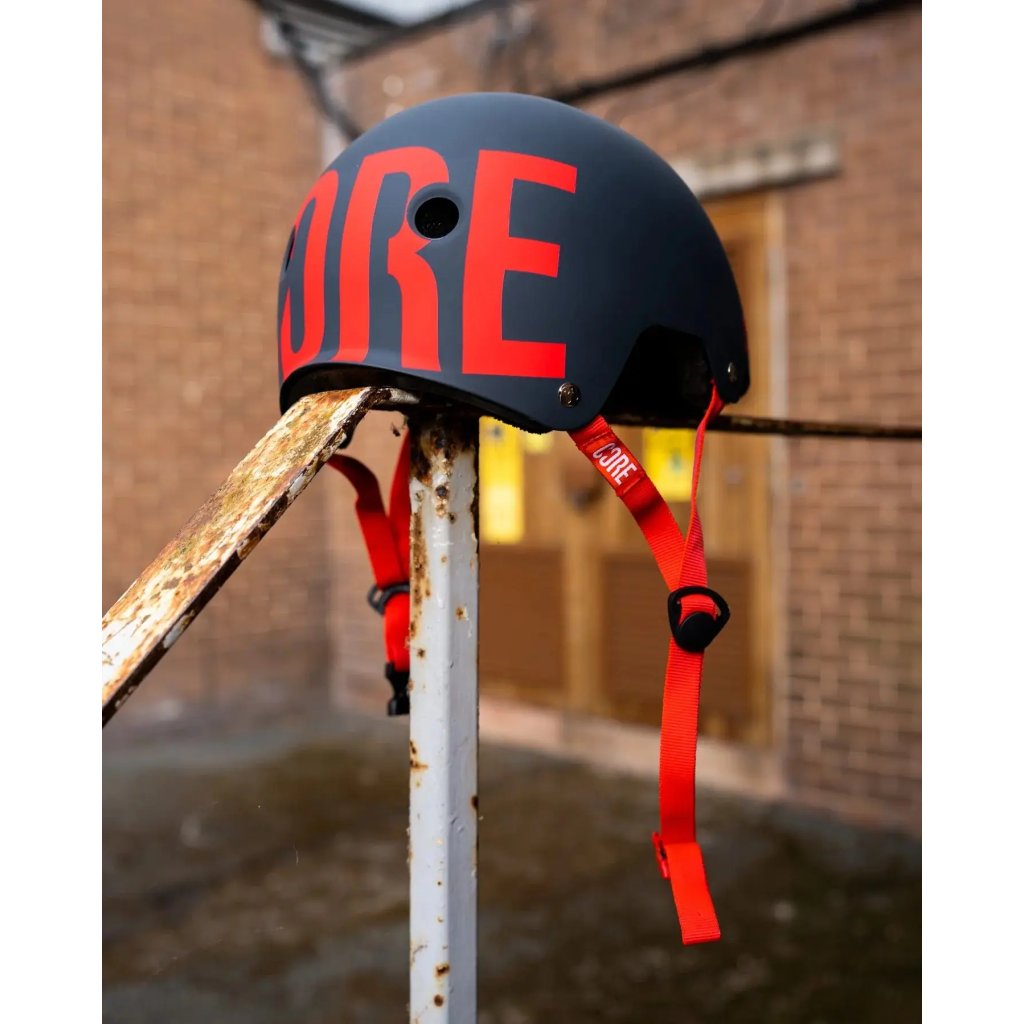 CORE - Street Helmet - Black/Red - helma na freestyle koloběžku